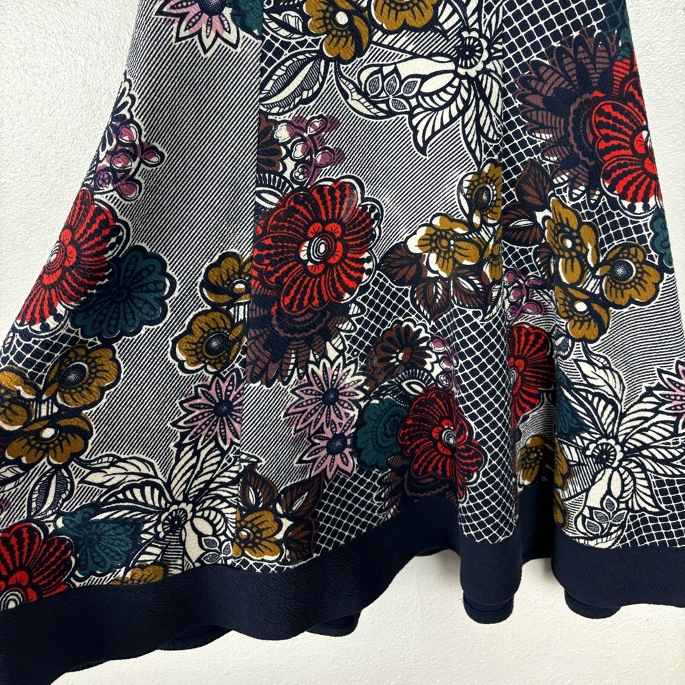 Maeve Anthropologie Fairchild Floral Scoop Neck Sleeveless Mini Dress Women's XS - Picture 5 of 12